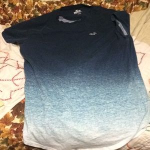 hollister ombre hem tee
